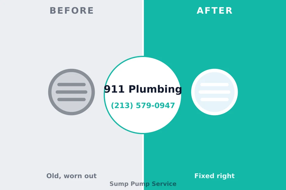 Before and after: plumbing company Argyle, TX